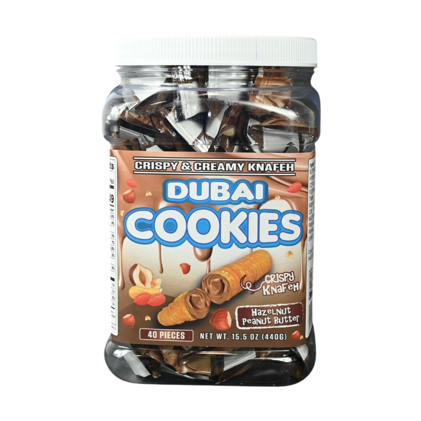 Dubai Cookies Knafeh Hazelnut tests 40 PC