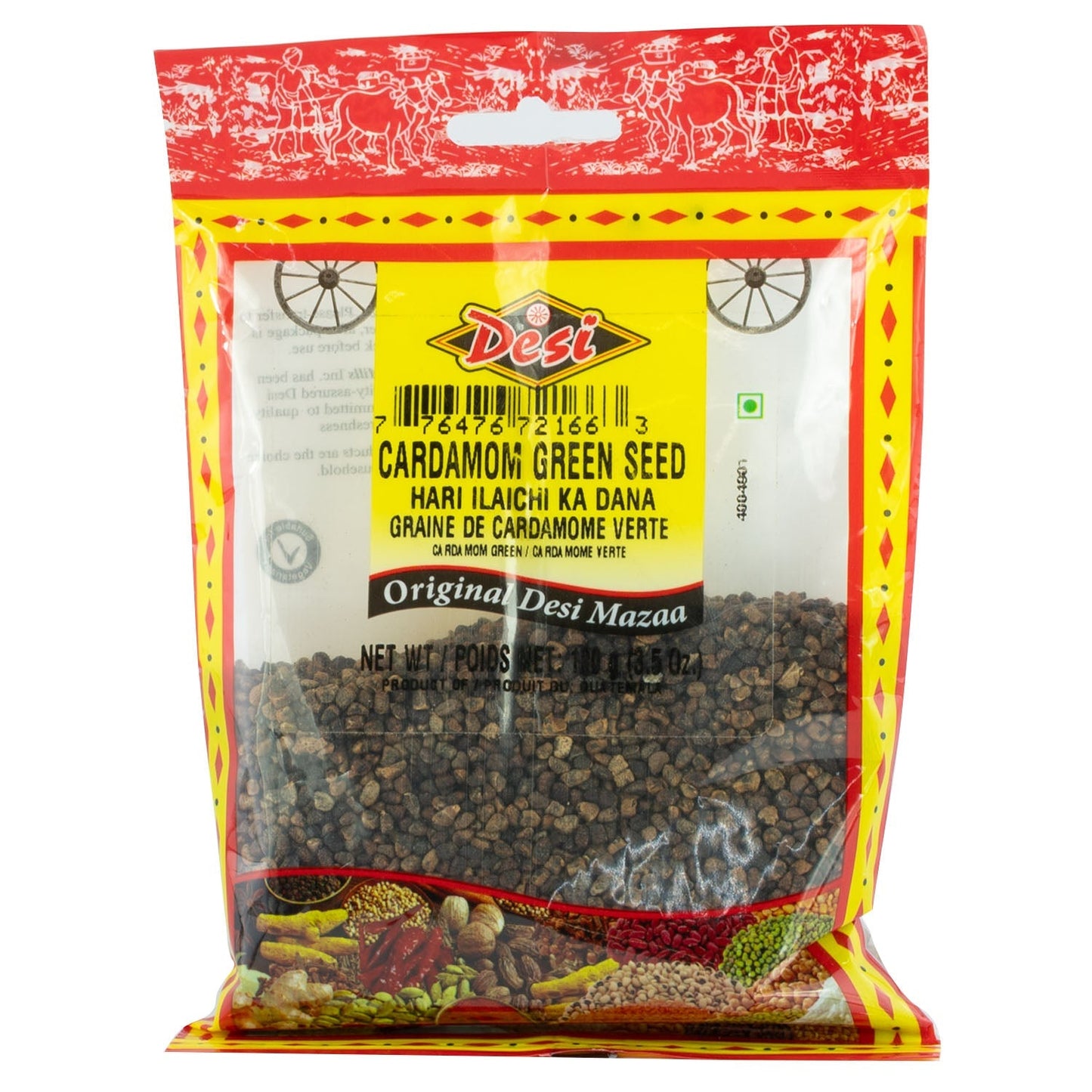 DESI CARDAMOM GRN SEED 100G