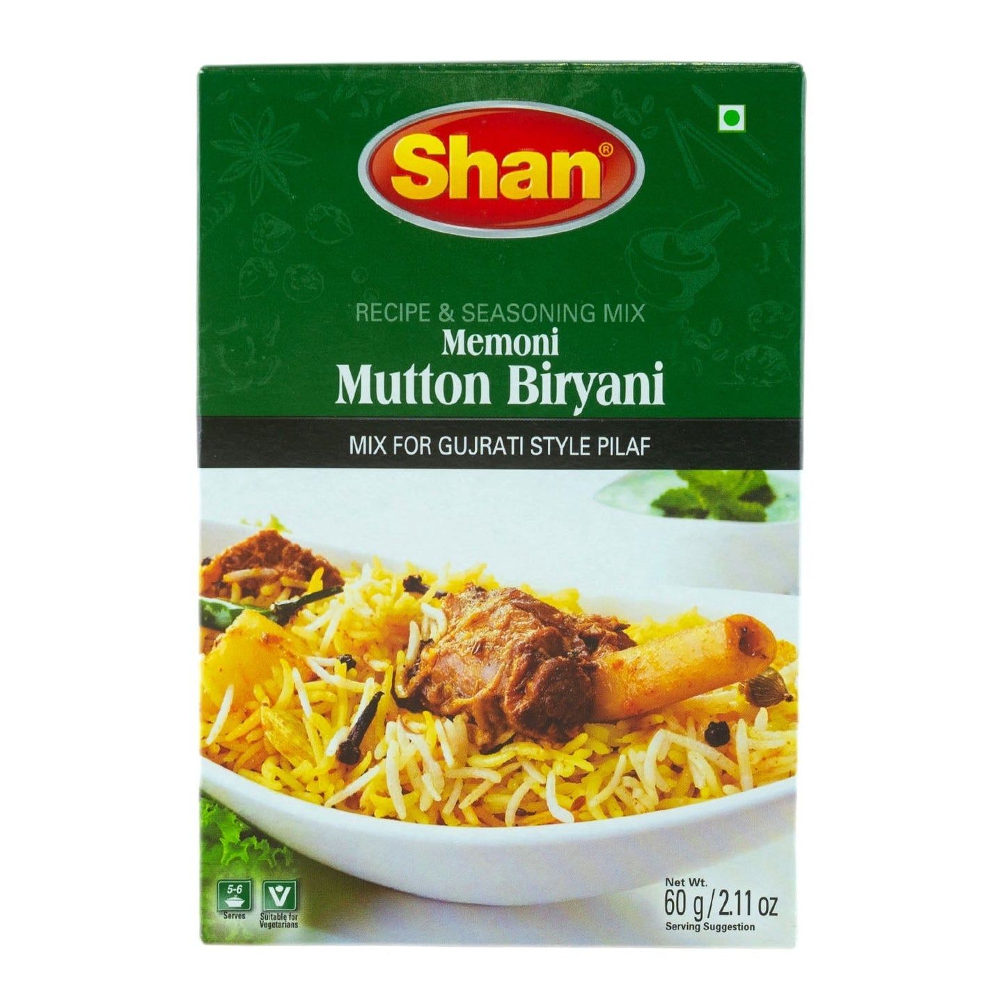 SHAN MUTTON BIRYANI MASALA 60G
