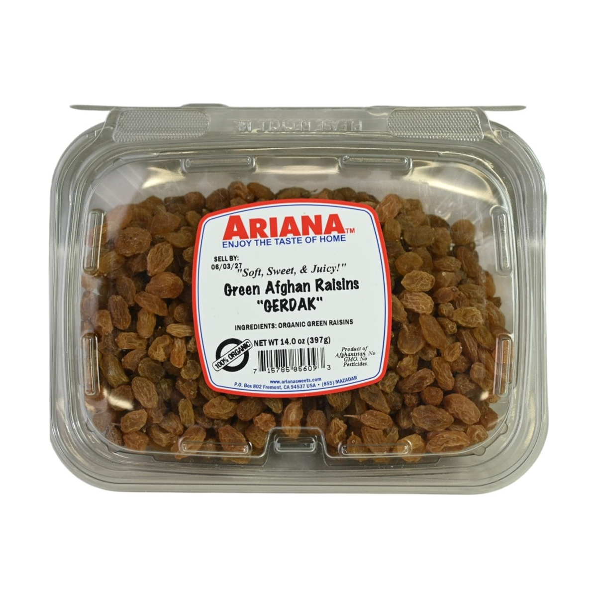 ARIANA GRDAK RAISINS 397G