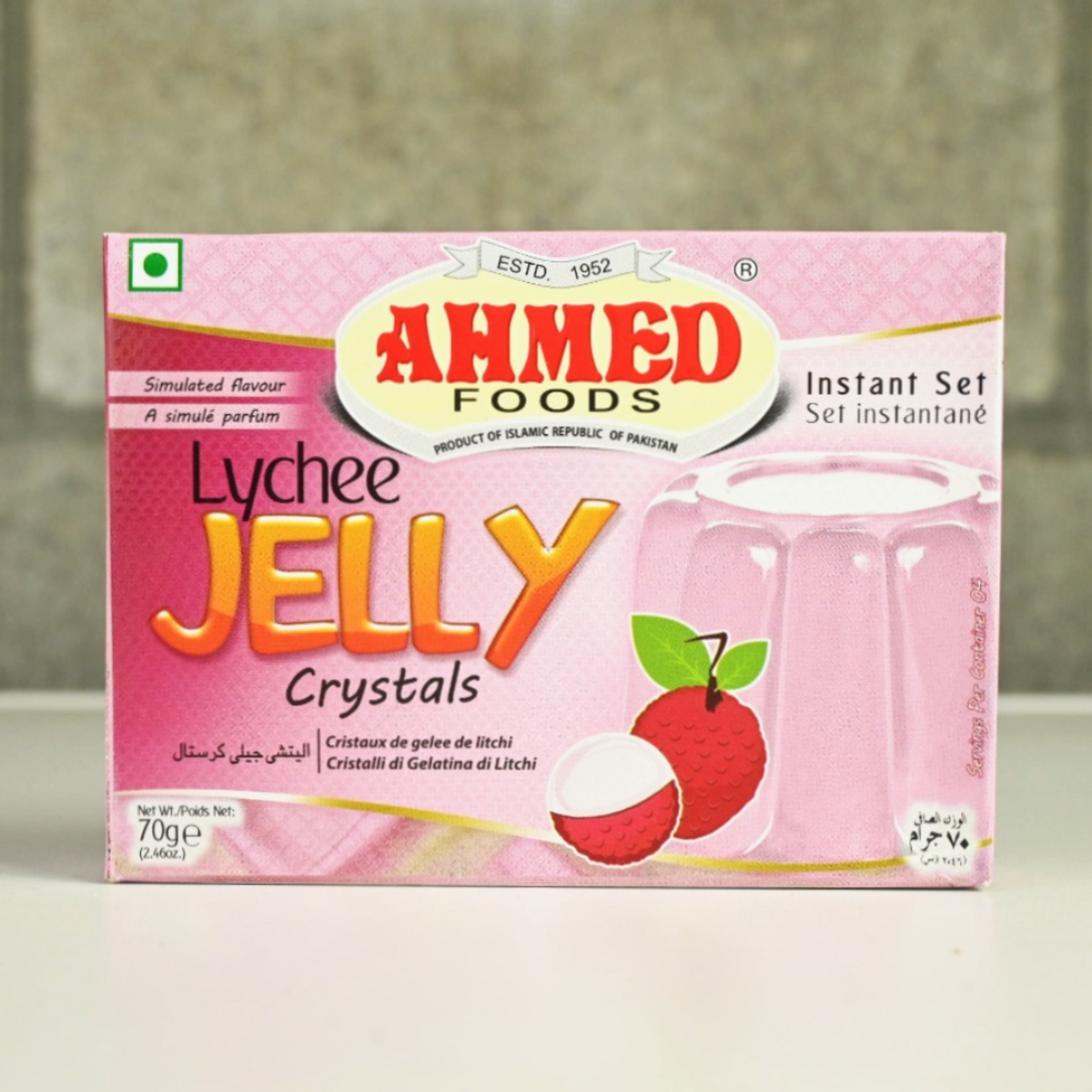 AHMED LYCHEE JELLY 70G