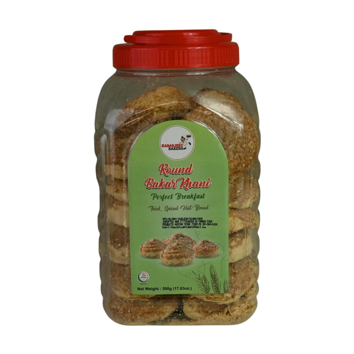 Kababjees Bakers Round Bakar Khani Jar 500g