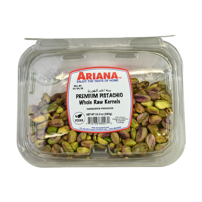 ARIANA PISTACHIOS WHOLE RAW KERNELS 283g