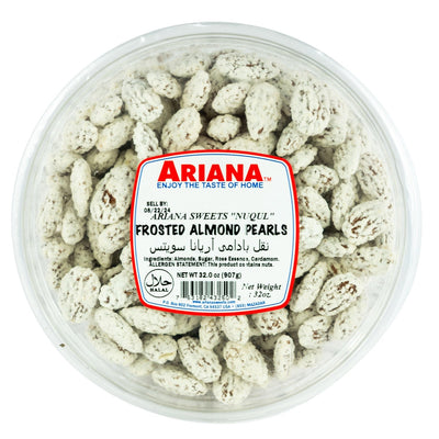 ARIANA FROSTED ALMOND PEARLS 2LB
