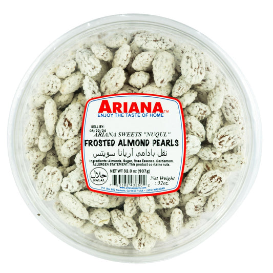 ARIANA FROSTED ALMOND PEARLS 2LB