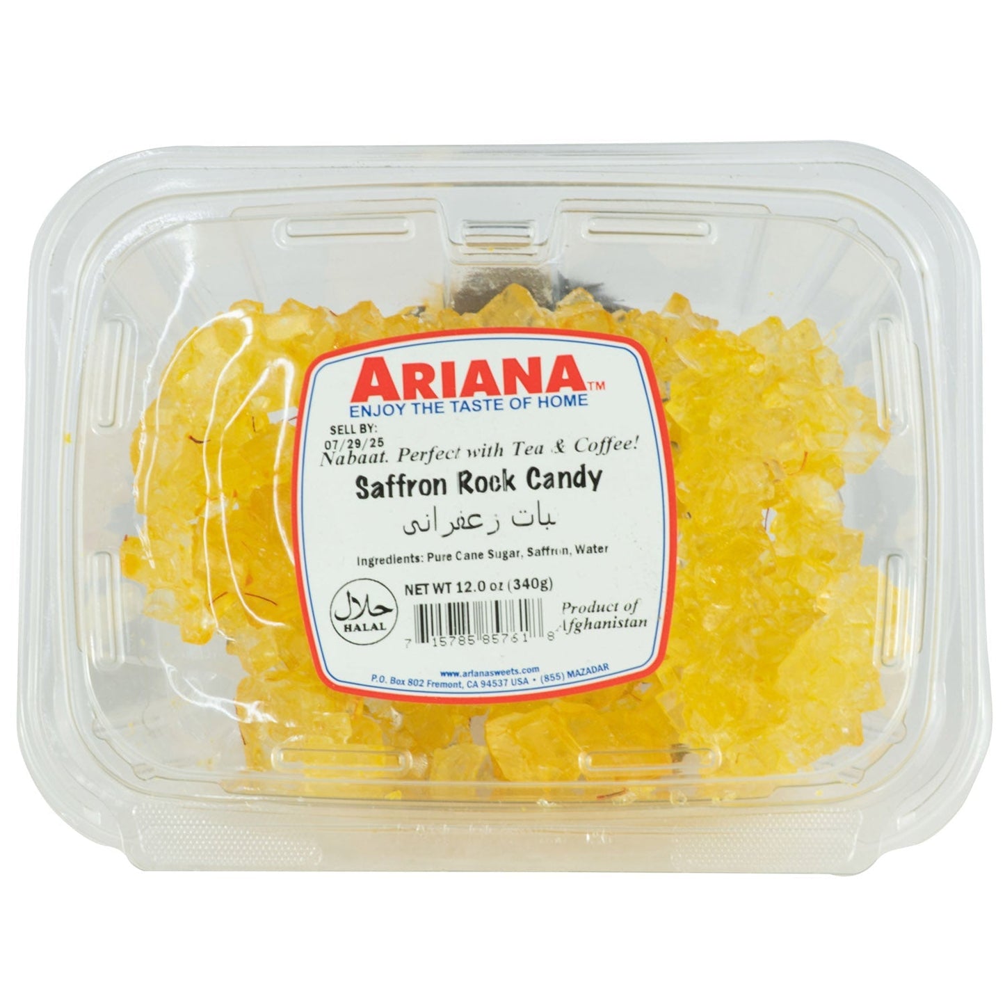 ARIANA SAFFRON ROCK CANDY 340g