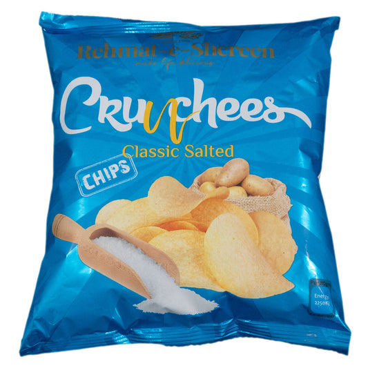 Crunchees Classic Salted Chips - 80g