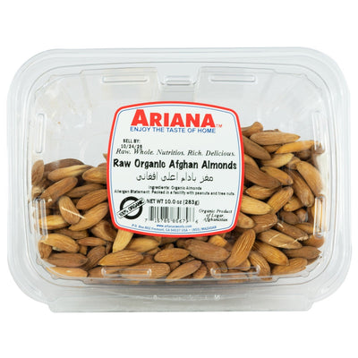ARIANA RAW ORGANIC AFGHAN ALMONDS 283G