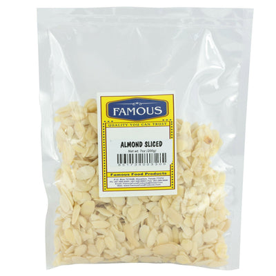 FAMOUS ALMOND SLICED 200G