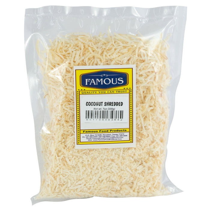 FAMOUS COCONUT SHREDDED 200G
