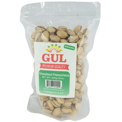GUL Unsalted Pistachios 12 oz