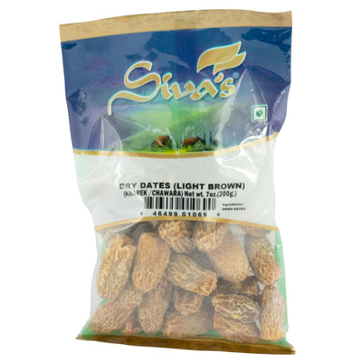 SIVAS DRY DATES LIGHT BROWN 200G