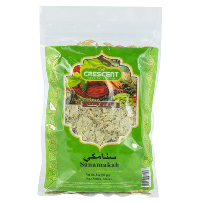 CRESCENT SANAMAKAH SENNA LEAVES 3OZ