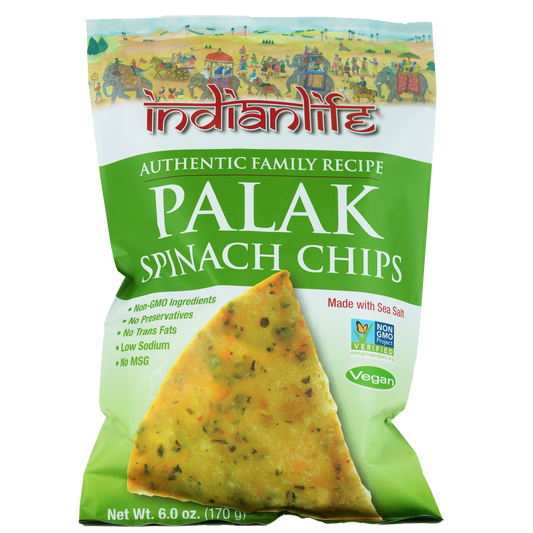 Indian Life Palak Spinach Chips 170g