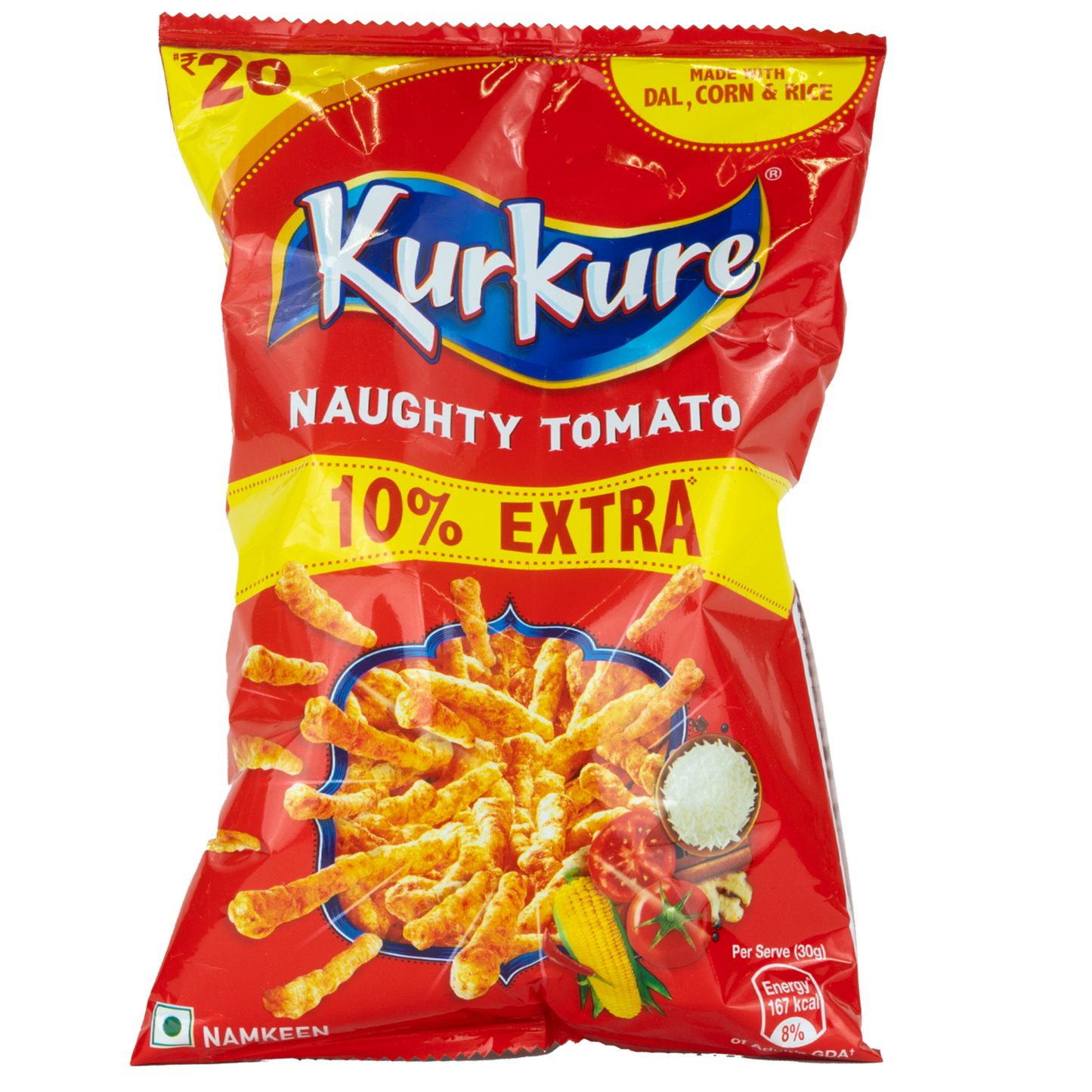 Kurkure Naughty Tomato Chips 90g