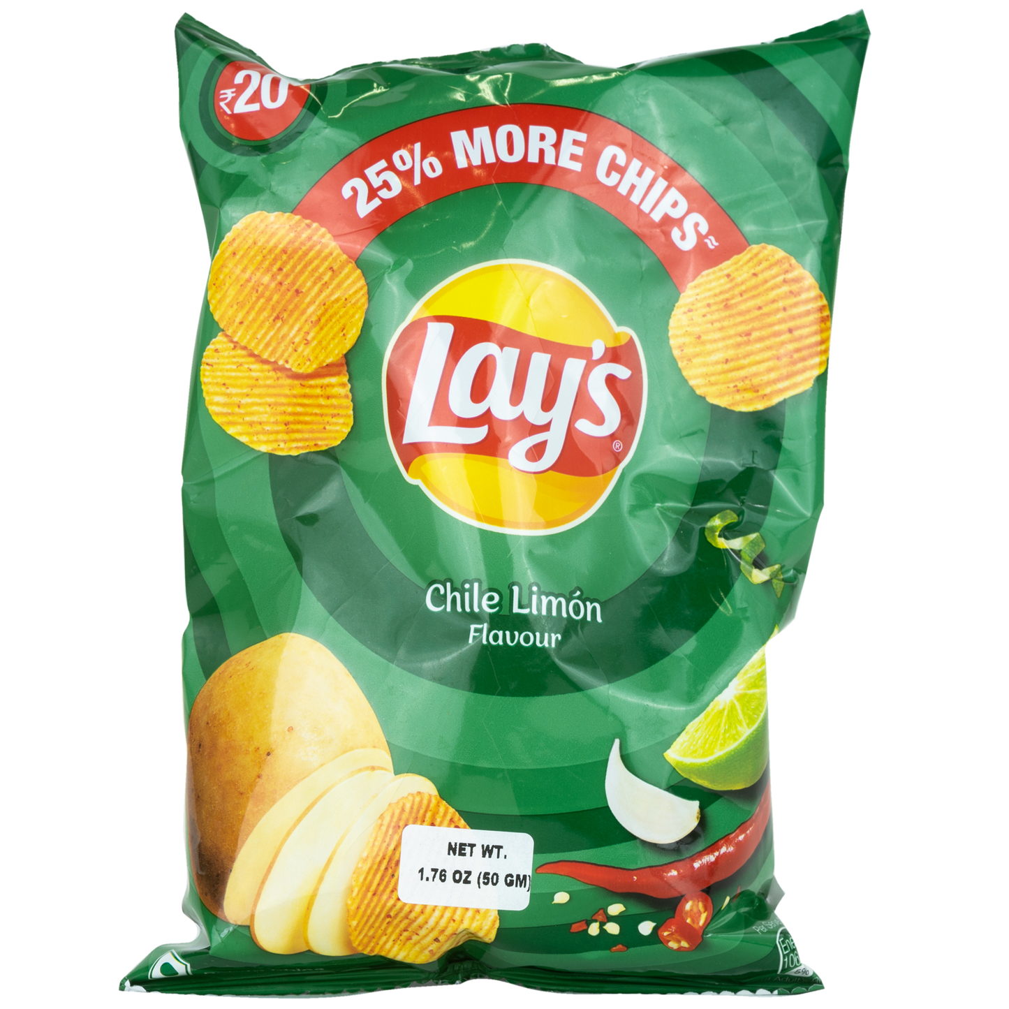 Lays Chile Lemon Flavor Chips 50g